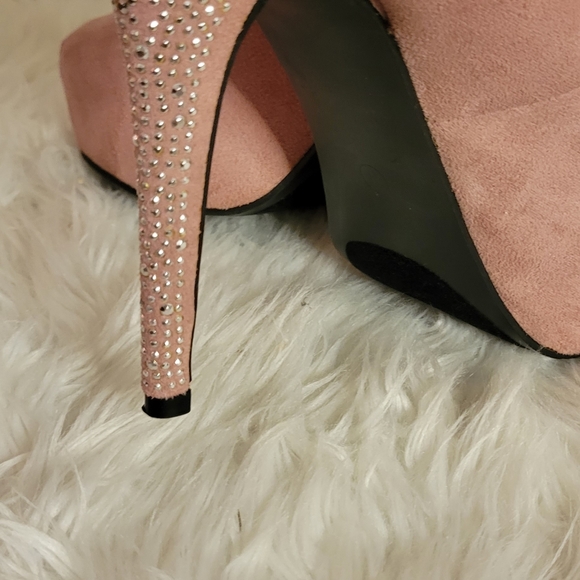 Beauty Heel Blush & Rhinestone - Picture 6 of 8